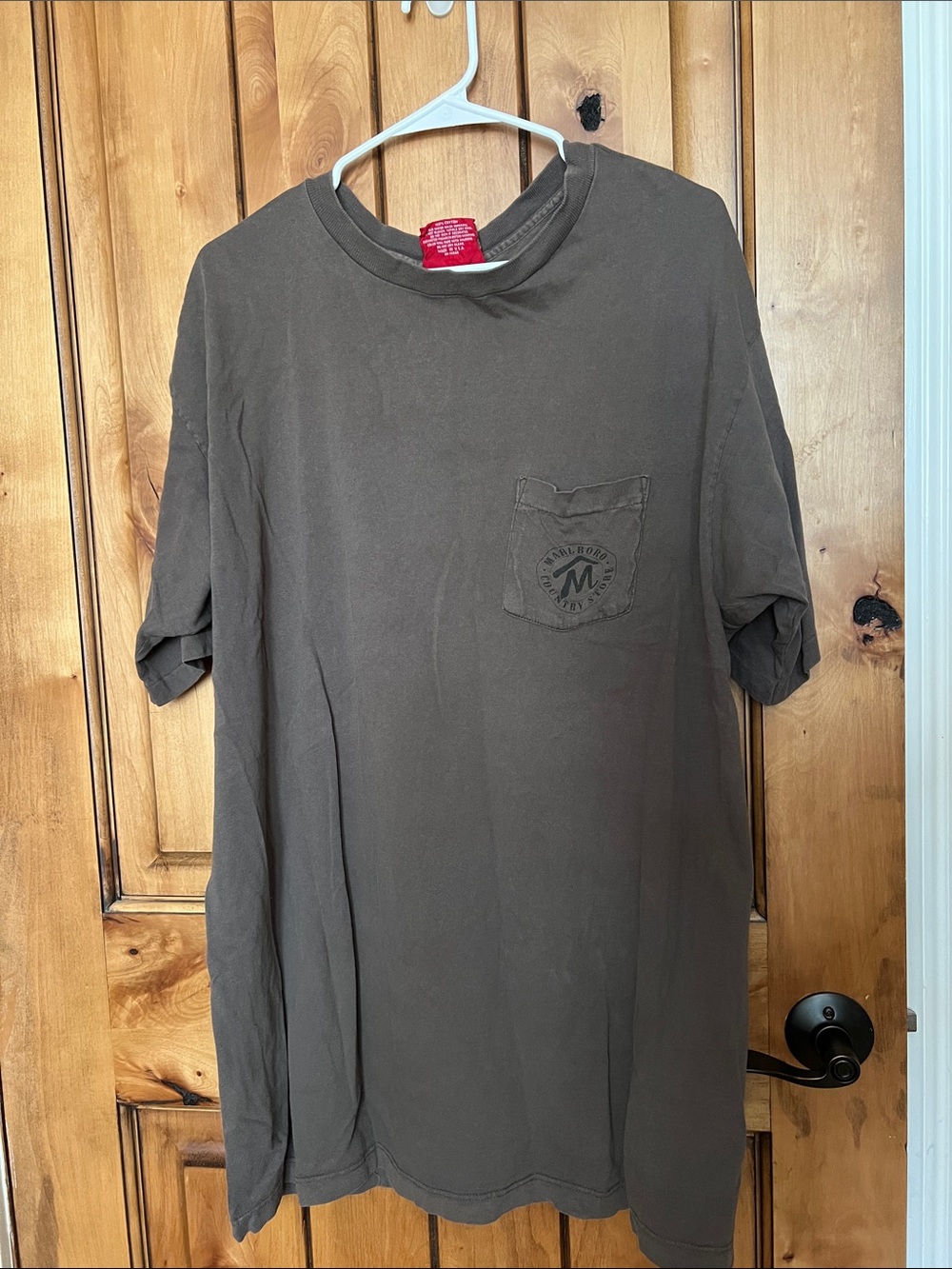 Men's Short Sleeve Pocket Tee - Brown, Unbranded
